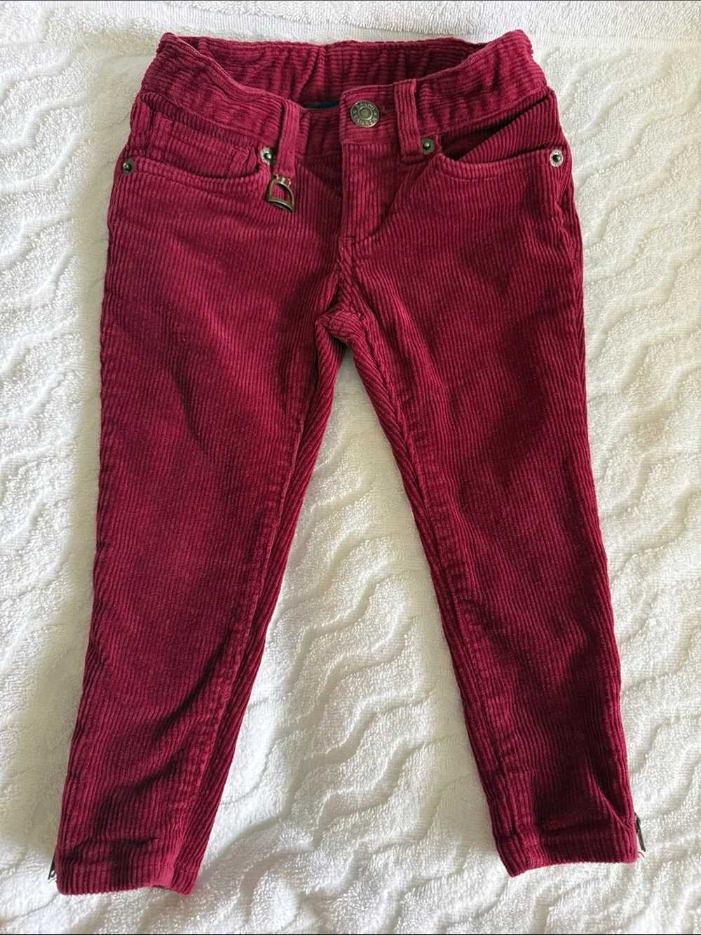 Ralph Lauren Kids Corduroy Jeans in Deep Red